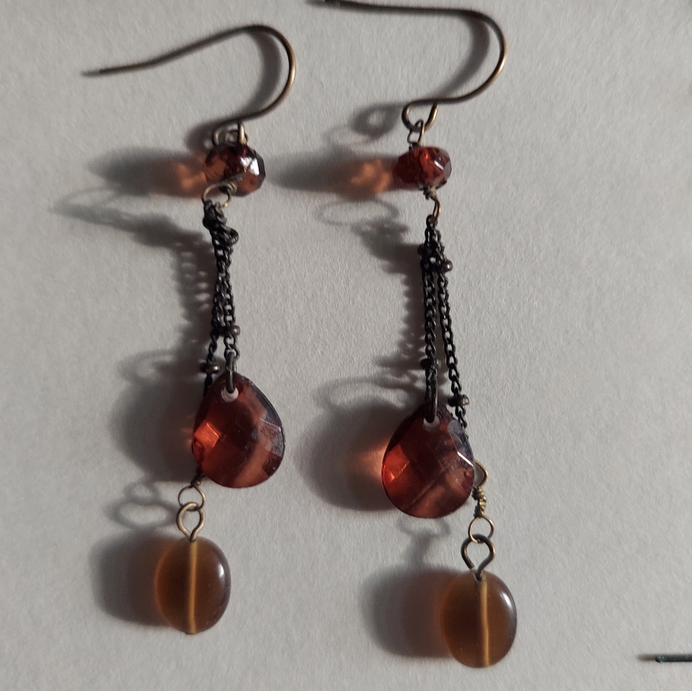 Vintage Y2K dangle earrings-4 pairs - Picture 4 of 10